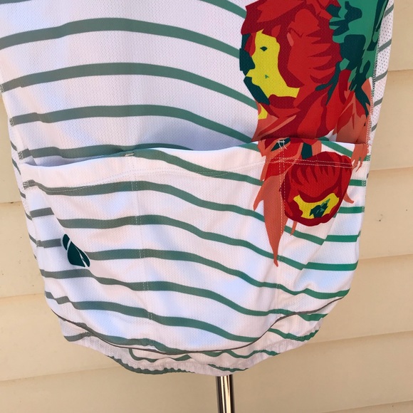 Pearl Izumi Elite Floral Short Sleeve Cycling Jersey Woman’s Size Medium - Picture 9 of 10